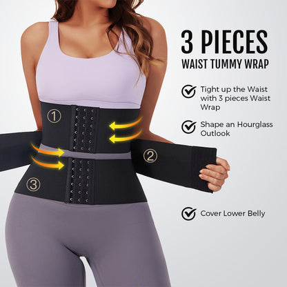 Corset de sport à double ceinture pour femme