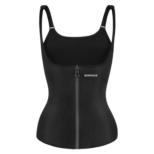 Burvogue Waist Trainer Corset Underbust Shapewear Latex Body